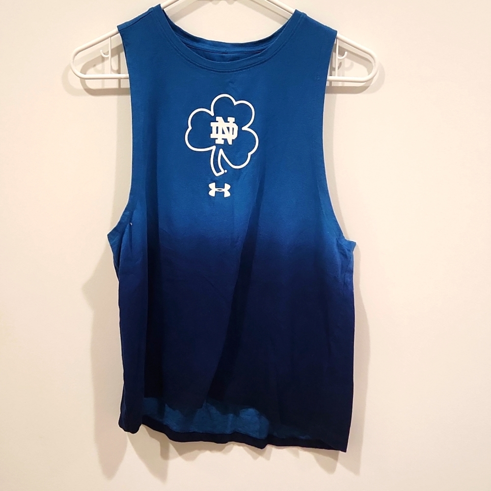 Under armoud heat gear Notre Dame tank top